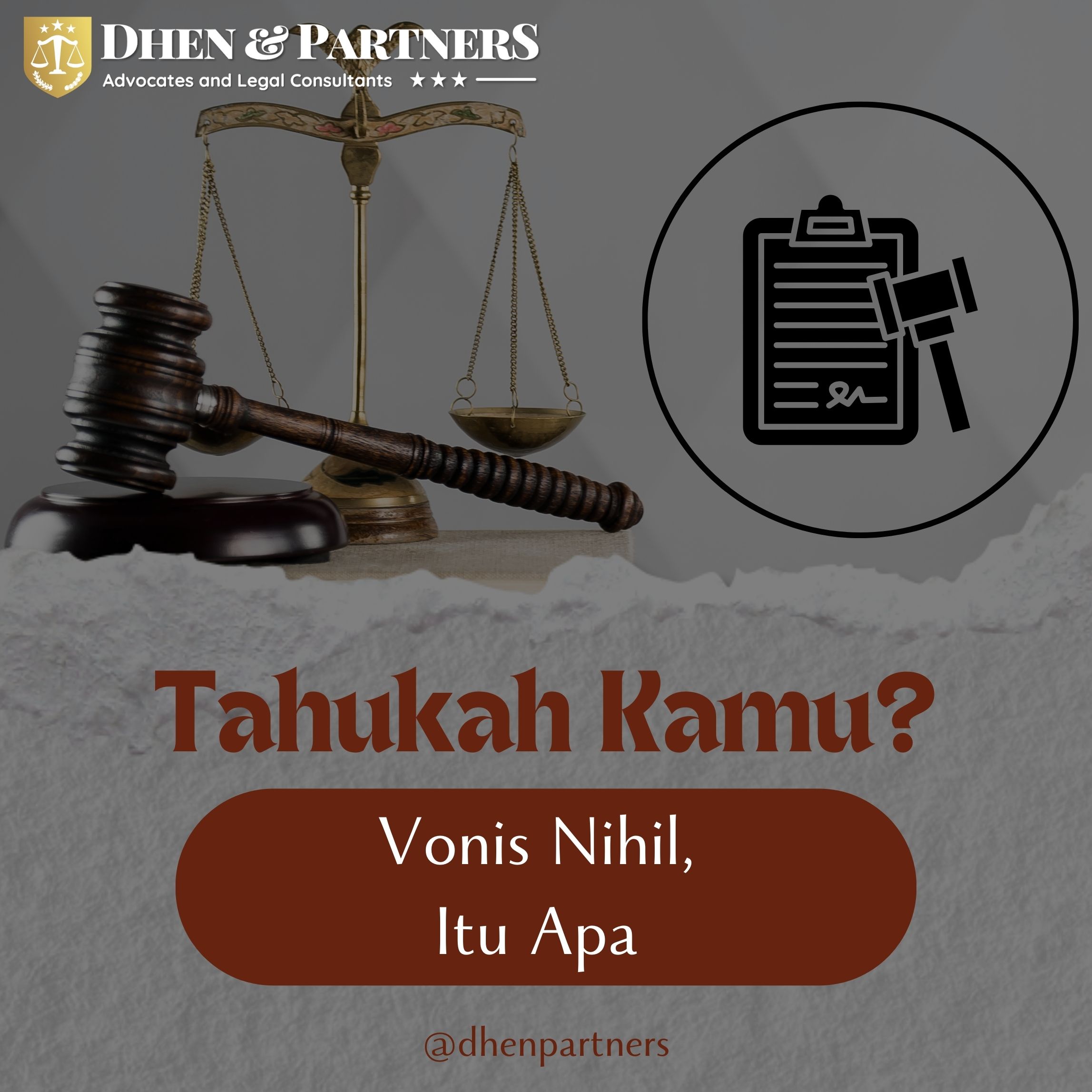 Taukah Kamu, Vonis Nihil, Itu Apa Sih ?