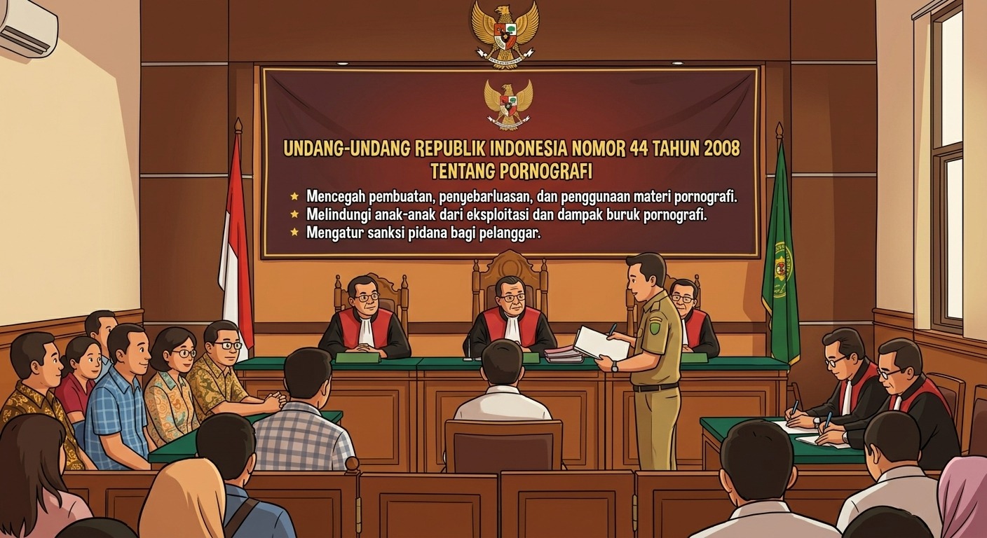 Undang-undang (UU) Nomor 44 Tahun 2008 tentang Pornografi